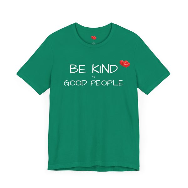 "LOVE" Men's T-Shirt Classic Jersey Short Sleeve Tee - Be Kind to Good People - Image 11
