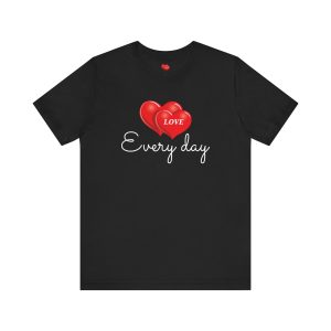 “LOVE” Men’s T-Shirt Classic Jersey Short Sleeve Tee - LOVE every day