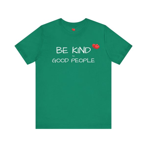 "LOVE" Men's T-Shirt Classic Jersey Short Sleeve Tee - Be Kind to Good People - Image 9