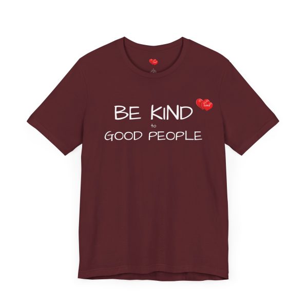 "LOVE" Men's T-Shirt Classic Jersey Short Sleeve Tee - Be Kind to Good People - Image 19