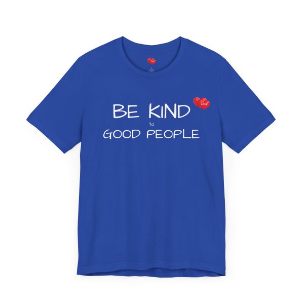"LOVE" Men's T-Shirt Classic Jersey Short Sleeve Tee - Be Kind to Good People - Image 15
